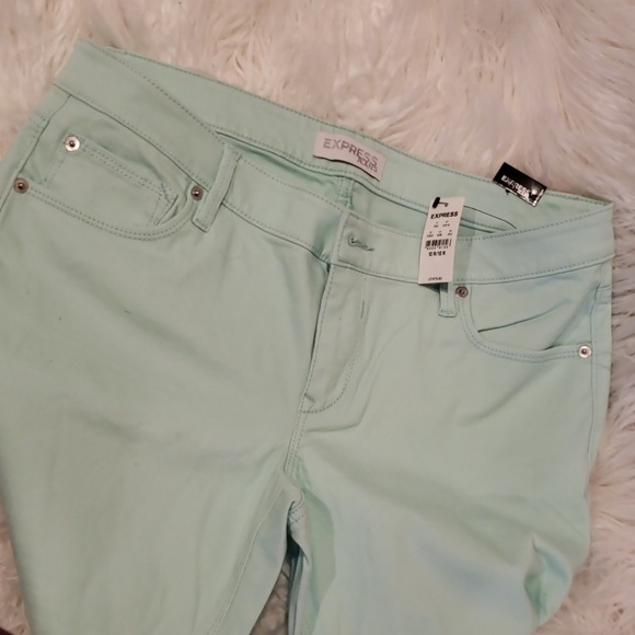 Express | Jeans | Pantalones Para Mujer Muy Lindos En Tono Menta | Poshmark